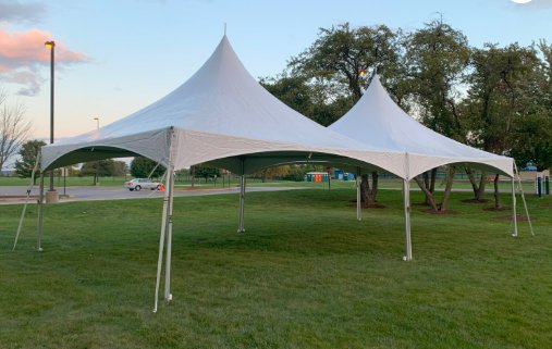 20x40 high peak tent rental large wedding Georgia