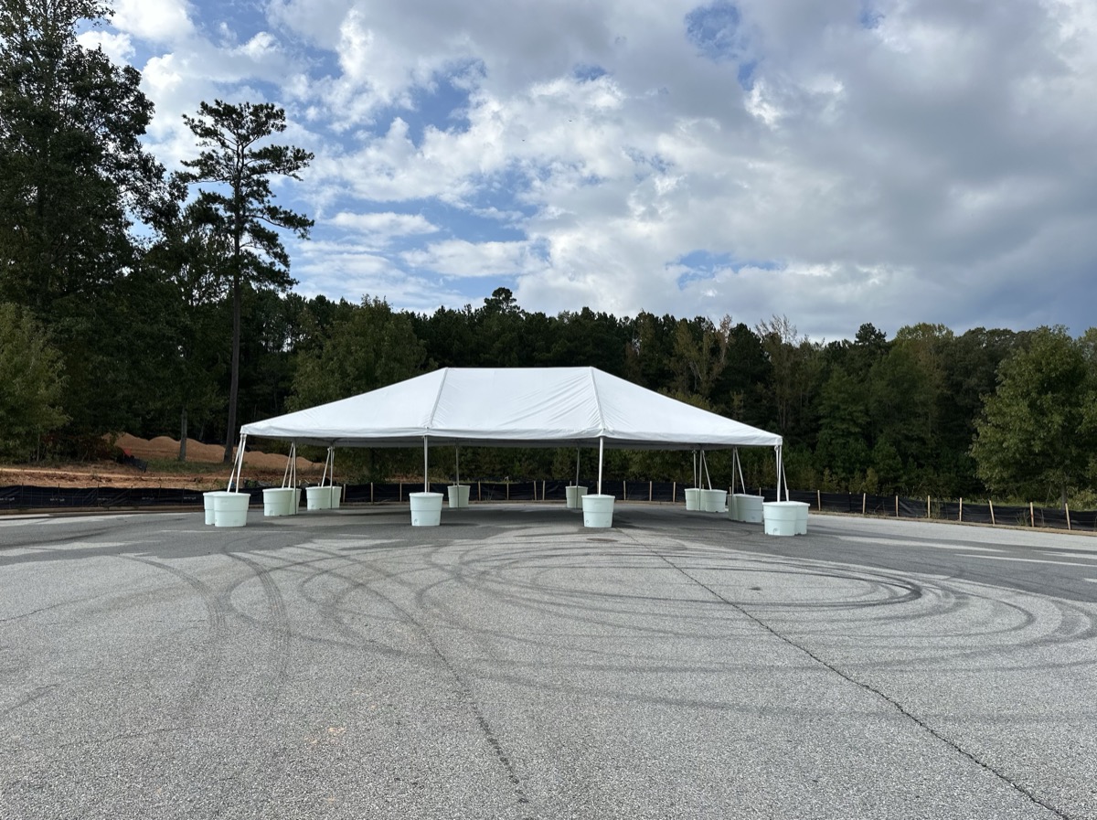 30x45 wedding tent rental Senoia Georgia