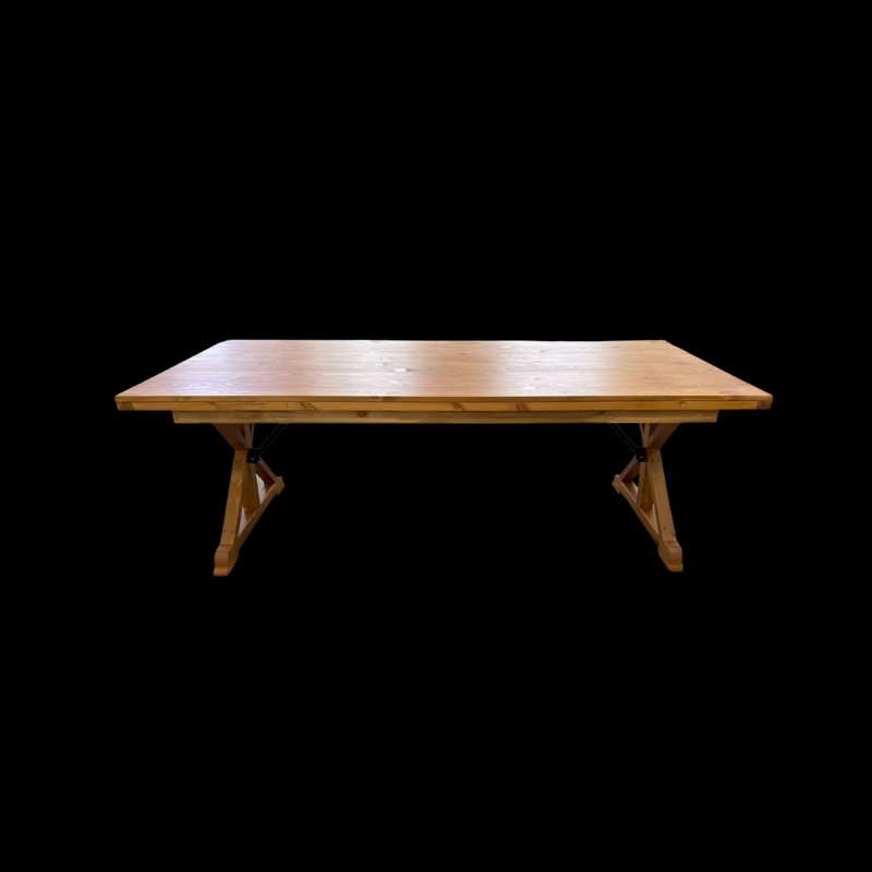 8ft farm table rental rustic wedding Georgia