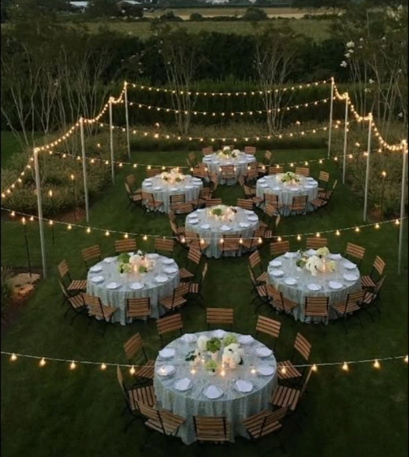 High peak wedding tent ceremony