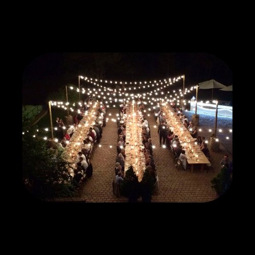 string lights rental outdoor wedding Georgia